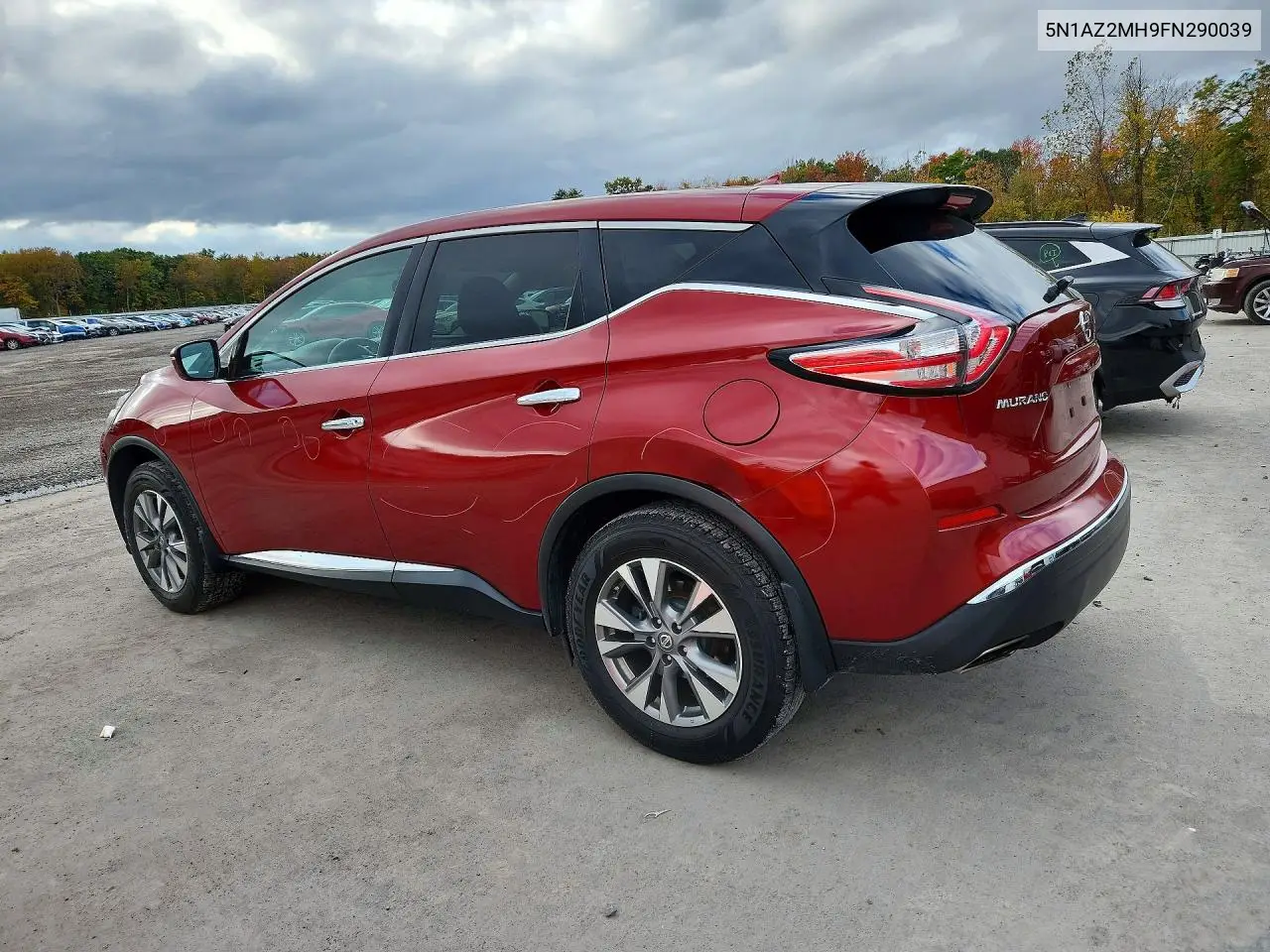 2015 NISSAN MURANO VIN 5N1AZ2MH9FN290039 — фото 2