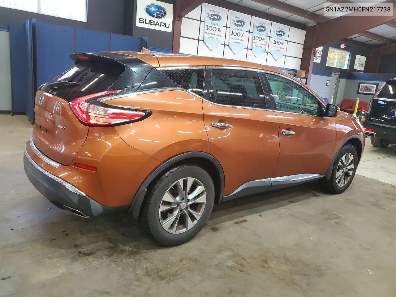 2015 NISSAN MURANO VIN 5N1AZ2MH0FN217738 — фото 3
