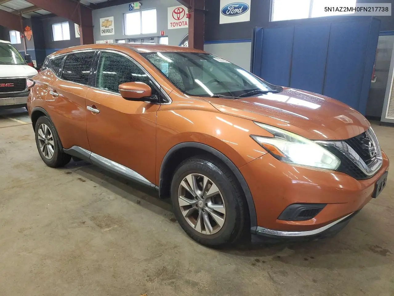 2015 NISSAN MURANO VIN 5N1AZ2MH0FN217738 — фото 4