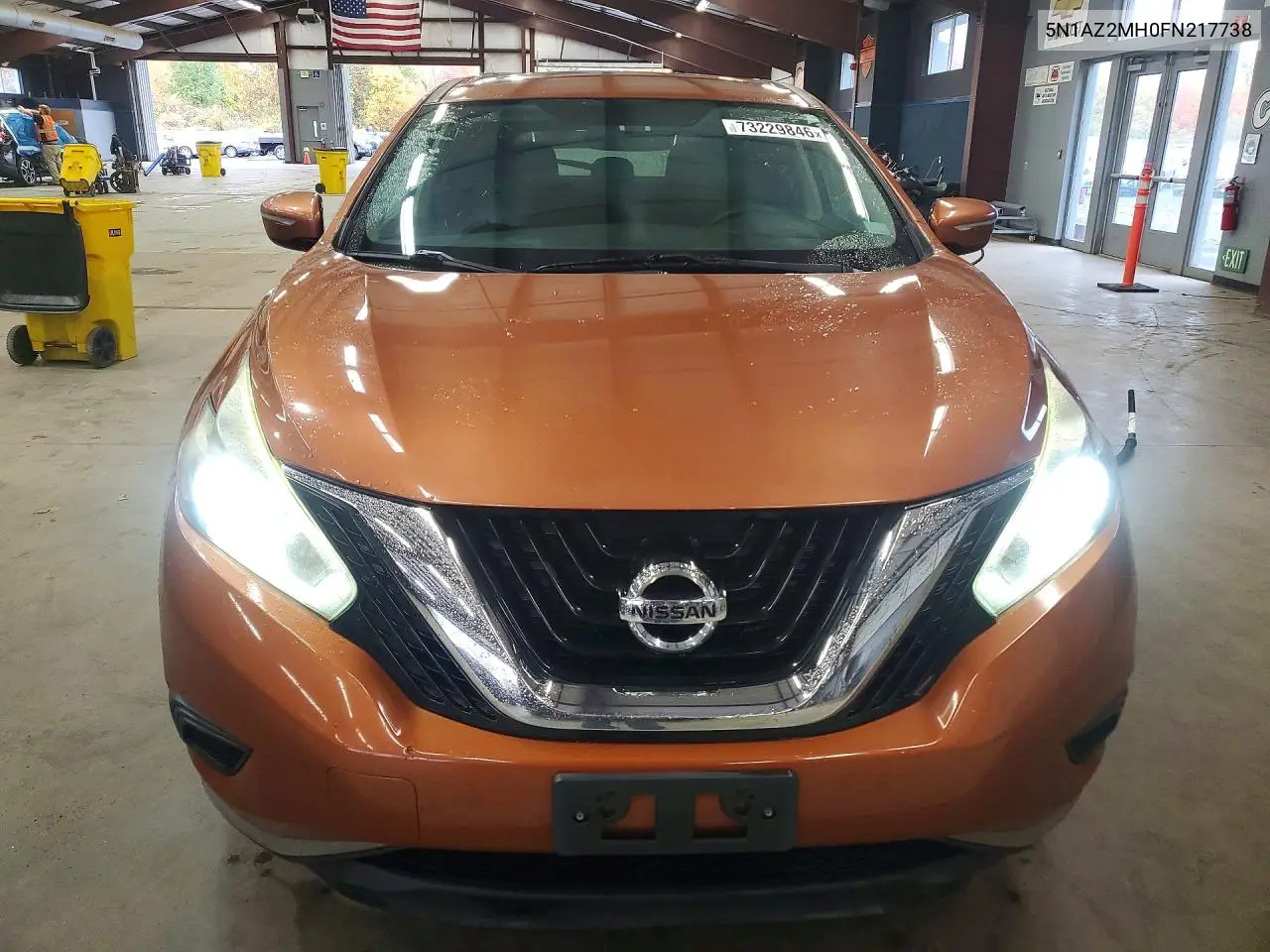 2015 NISSAN MURANO VIN 5N1AZ2MH0FN217738 — фото 5