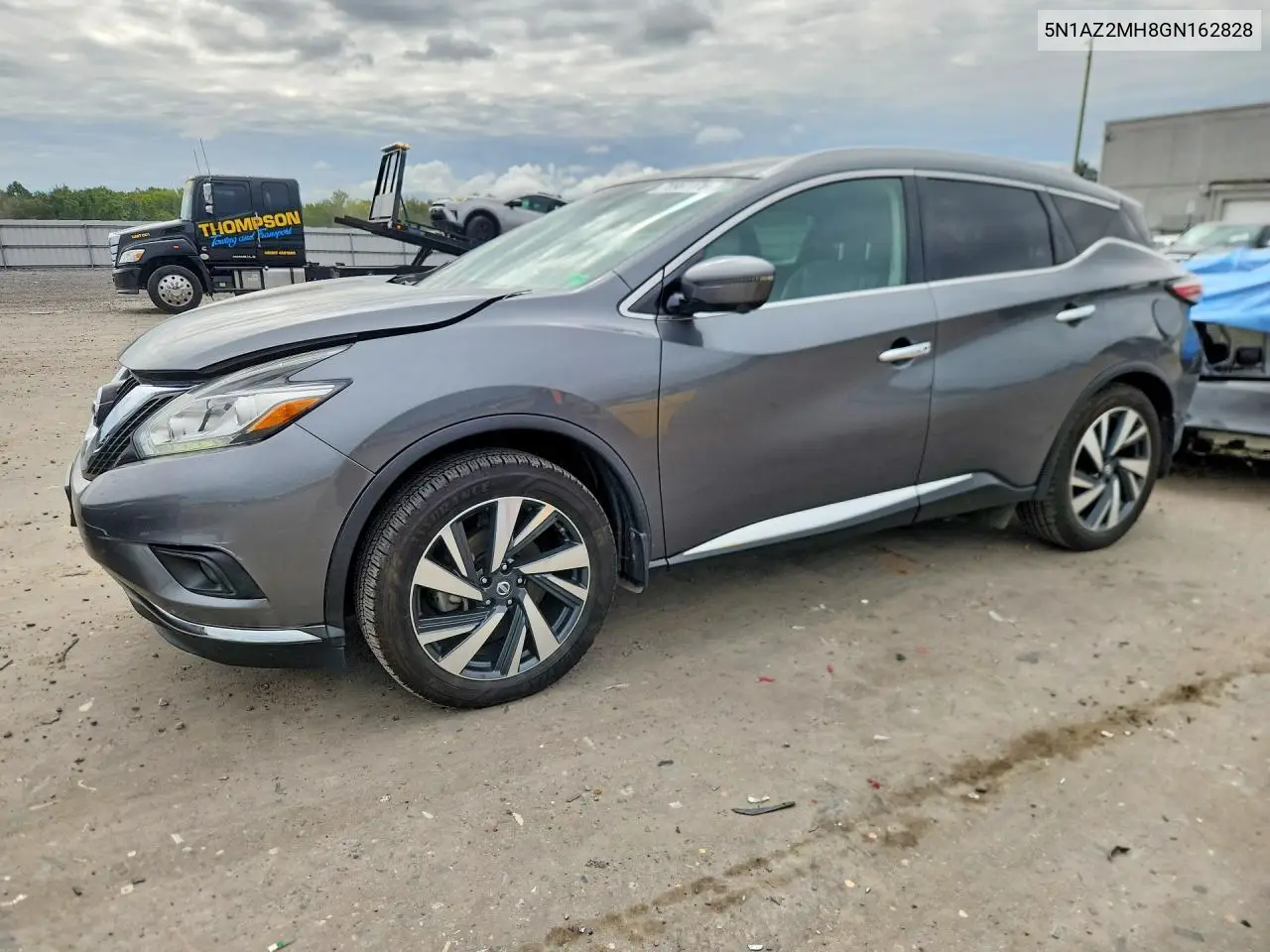 NISSAN MURANO 2016, VIN 5N1AZ2MH8GN162828