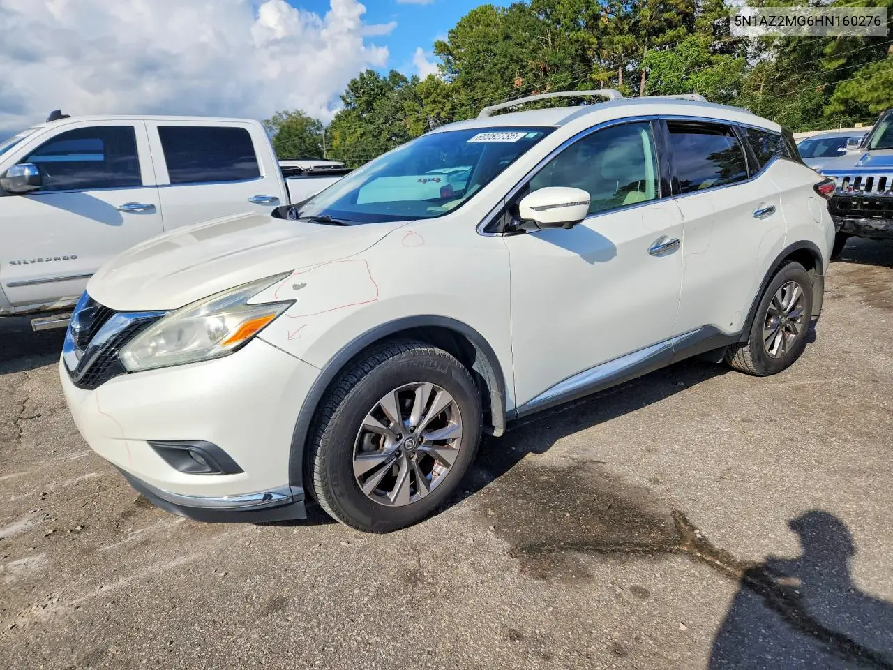 NISSAN MURANO 2017, VIN 5N1AZ2MG6HN160276