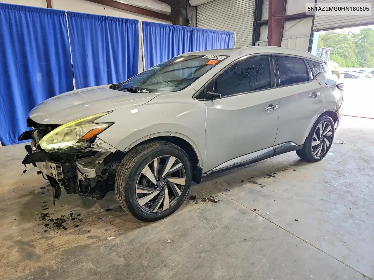 NISSAN MURANO 2017, VIN 5N1AZ2MG0HN180605
