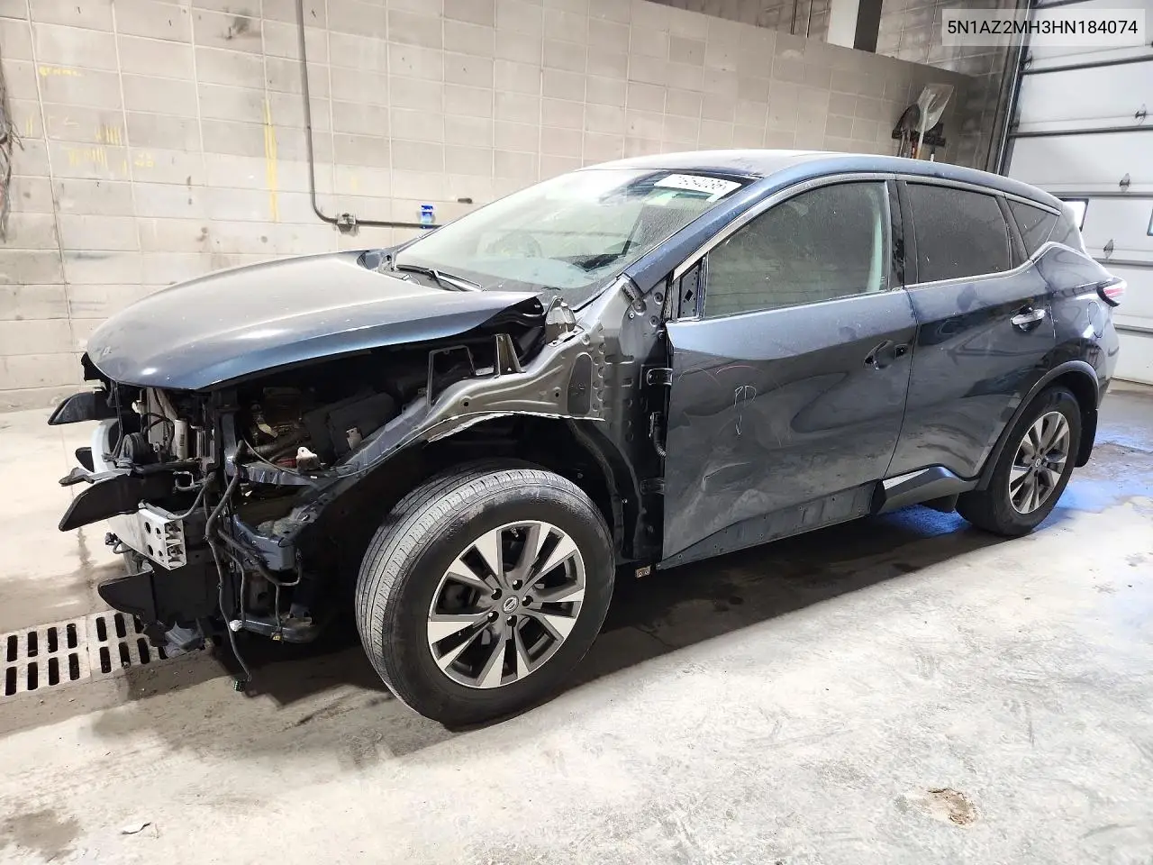NISSAN MURANO 2017, VIN 5N1AZ2MH3HN184074