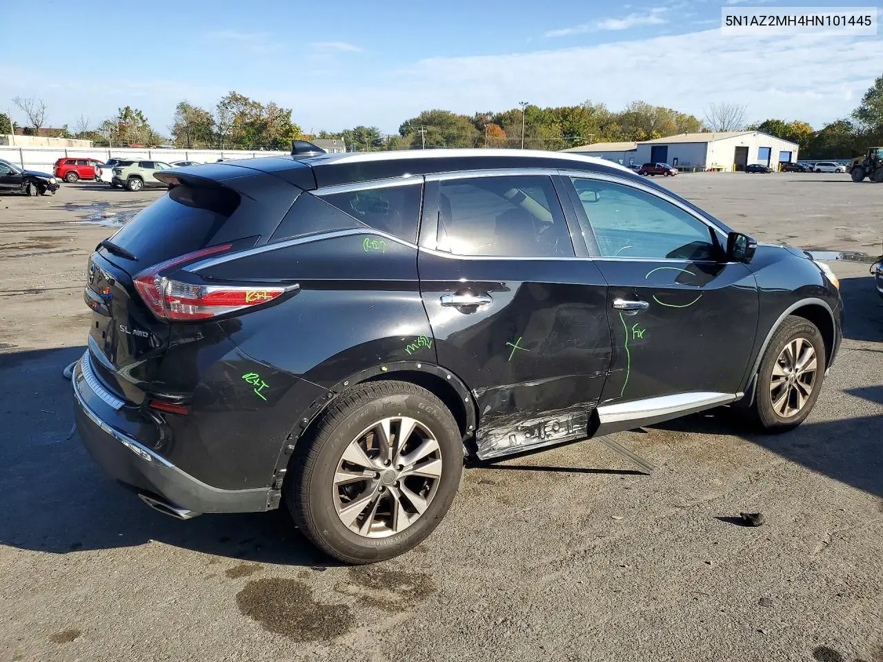 2017 NISSAN MURANO VIN 5N1AZ2MH4HN101445 — фото 3
