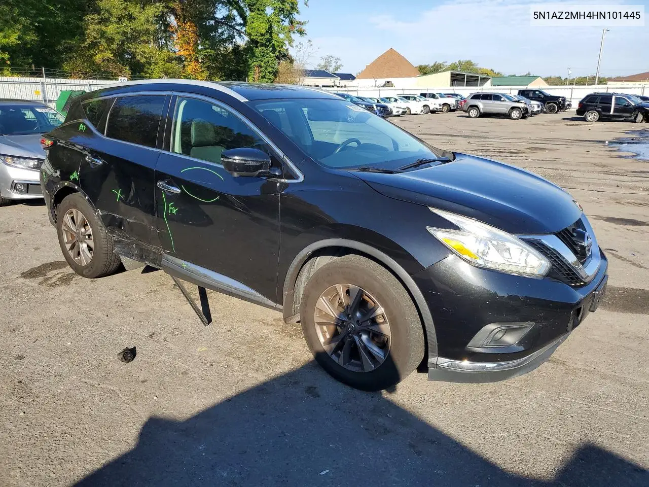 2017 NISSAN MURANO VIN 5N1AZ2MH4HN101445 — фото 4