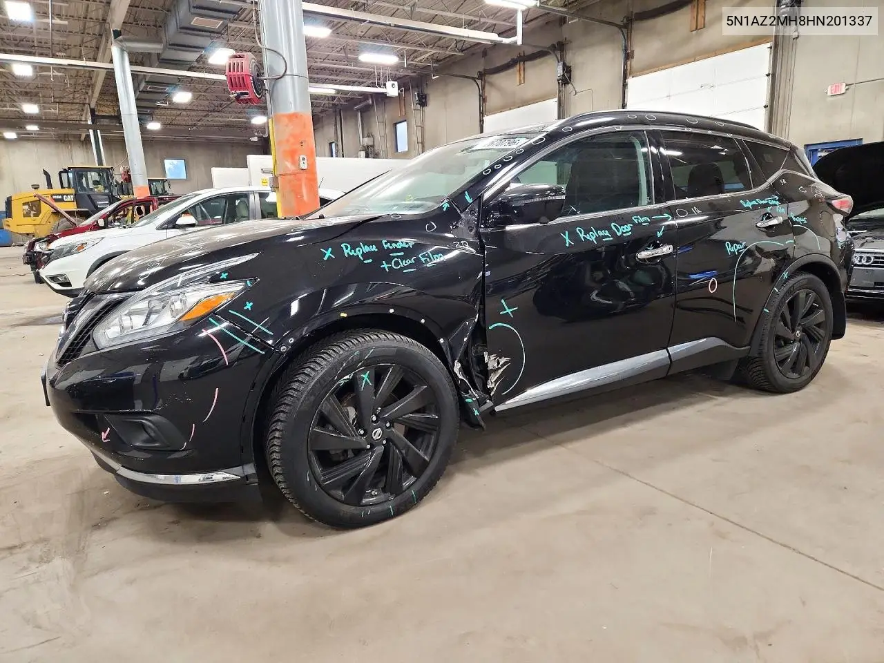 NISSAN MURANO 2017, VIN 5N1AZ2MH8HN201337
