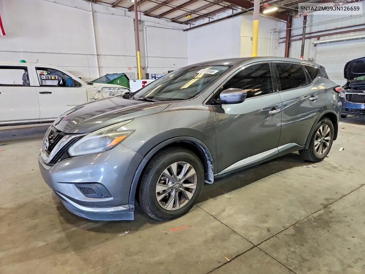 NISSAN MURANO 2018, VIN 5N1AZ2MG9JN126659