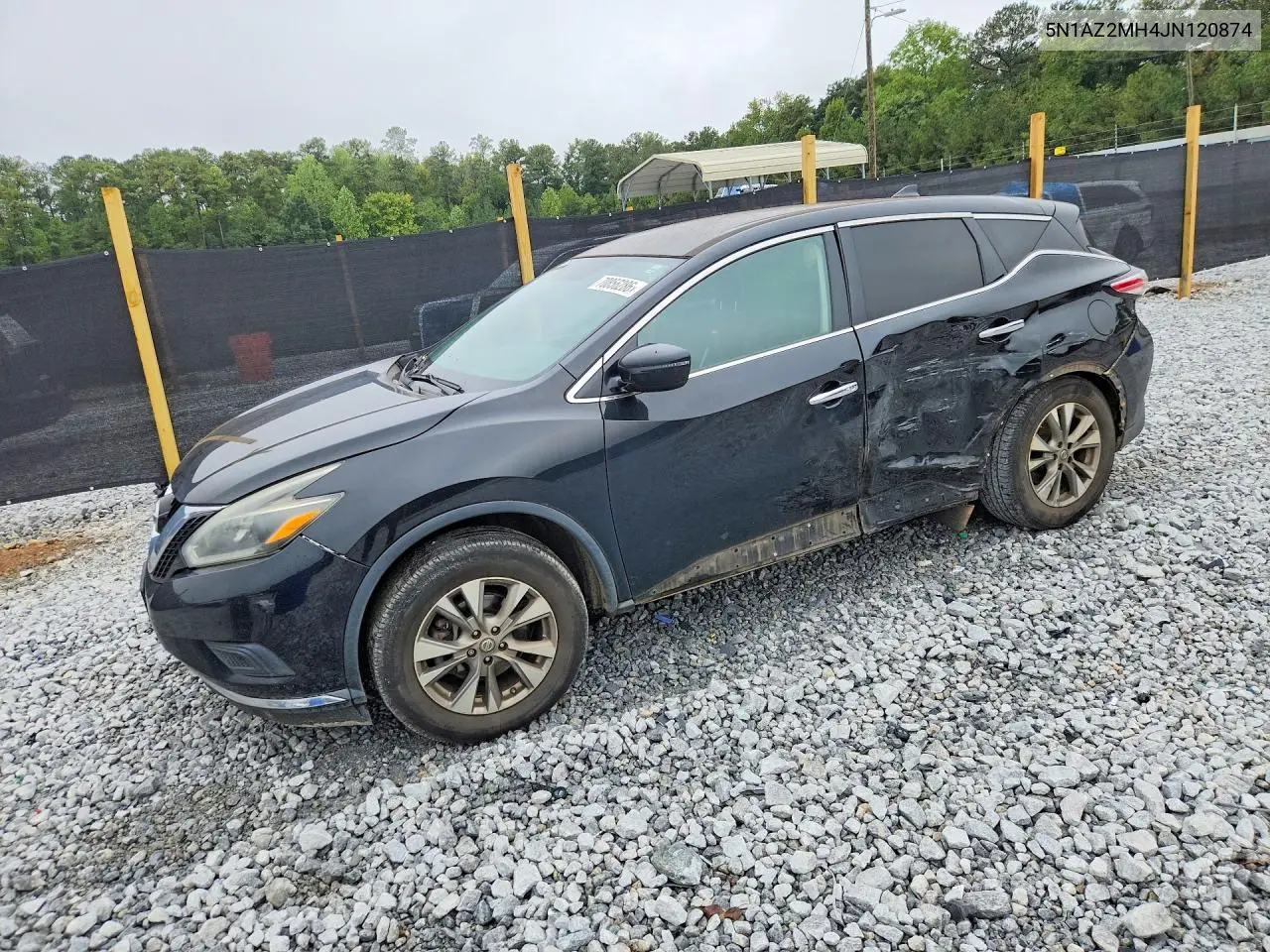 NISSAN MURANO 2018, VIN 5N1AZ2MH4JN120874