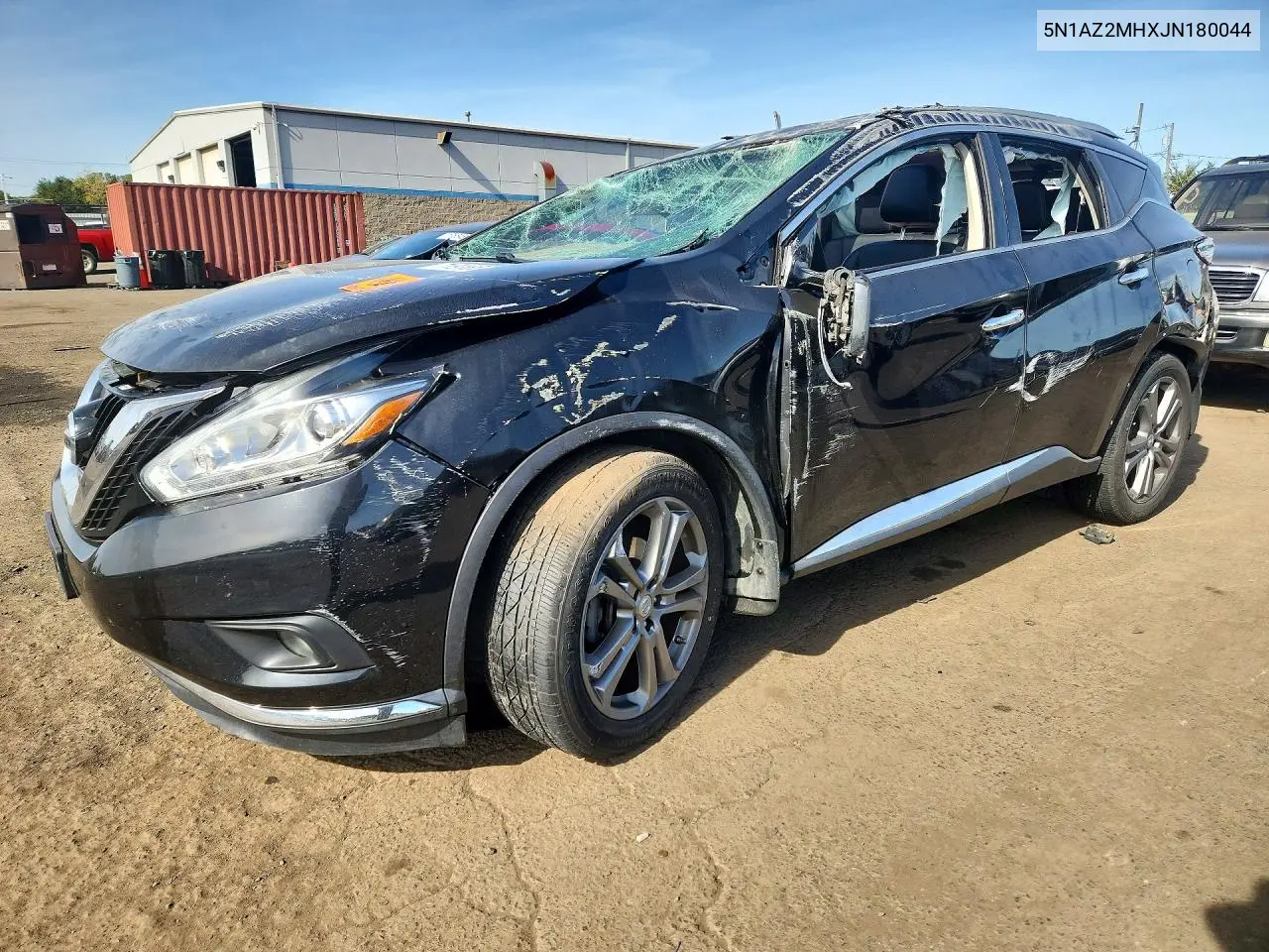NISSAN MURANO 2018, VIN 5N1AZ2MHXJN180044