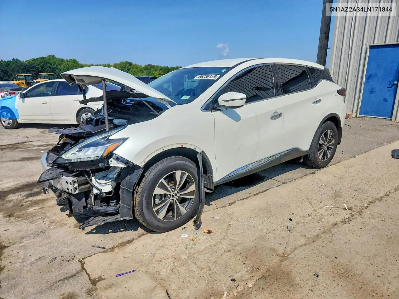 NISSAN MURANO 2020, VIN 5N1AZ2AS4LN171844