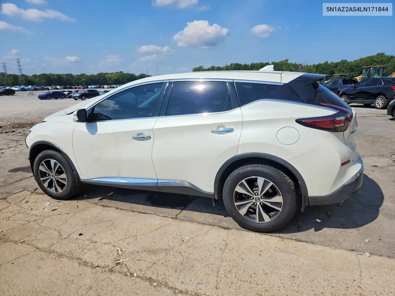 2020 NISSAN MURANO VIN 5N1AZ2AS4LN171844 — фото 2