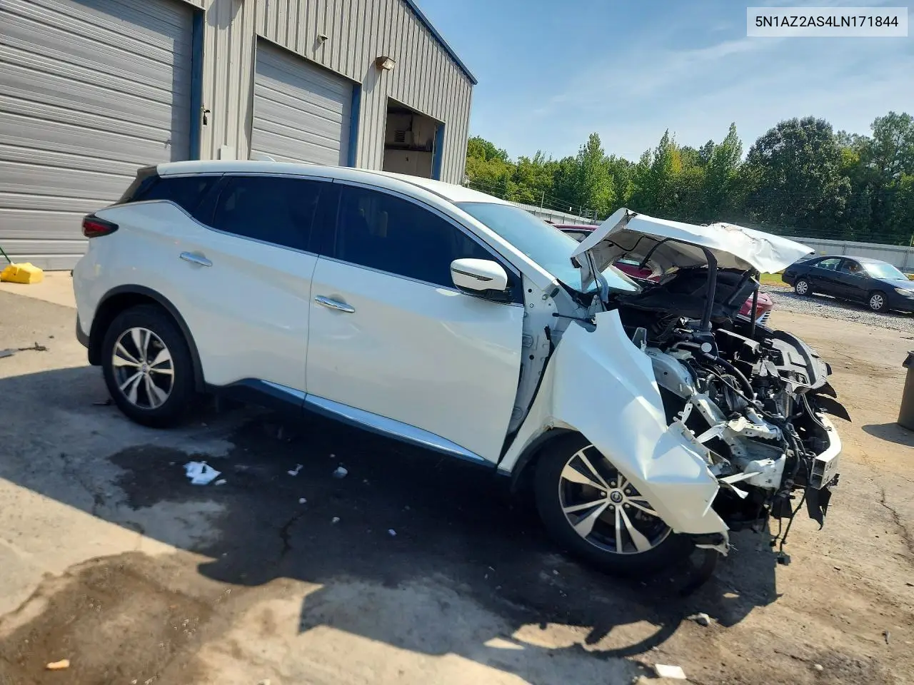 2020 NISSAN MURANO VIN 5N1AZ2AS4LN171844 — фото 4