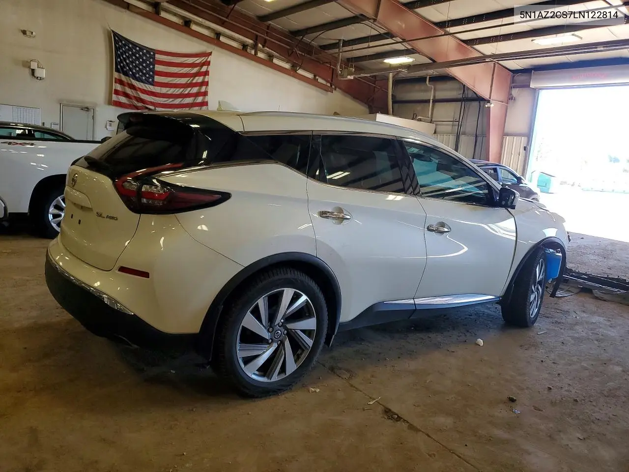 2020 NISSAN MURANO VIN 5N1AZ2CS7LN122814 — фото 3