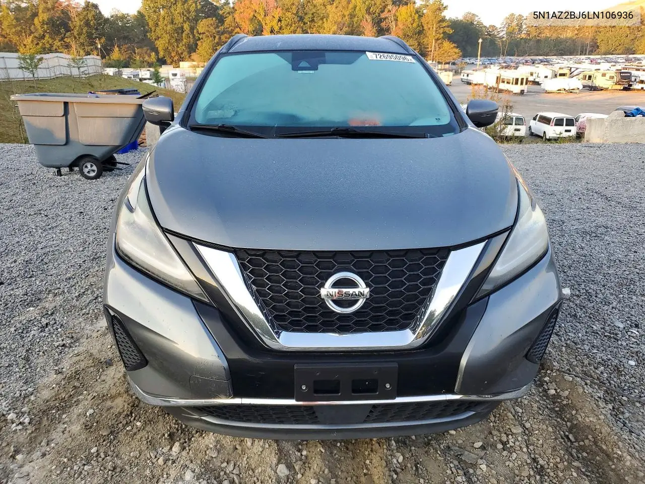 2020 NISSAN MURANO VIN 5N1AZ2BJ6LN106936 — фото 5
