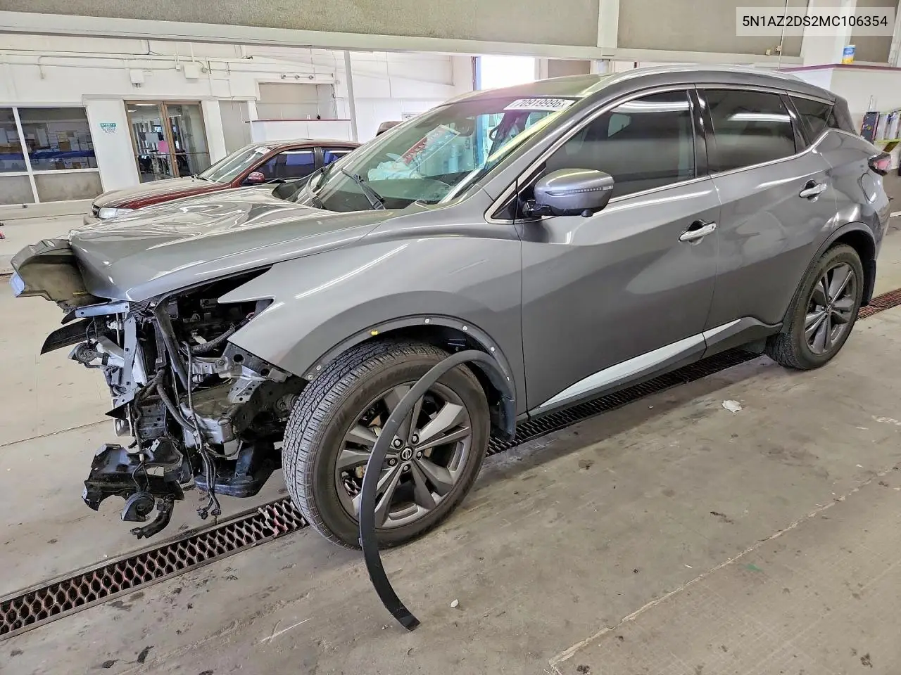 NISSAN MURANO 2021, VIN 5N1AZ2DS2MC106354