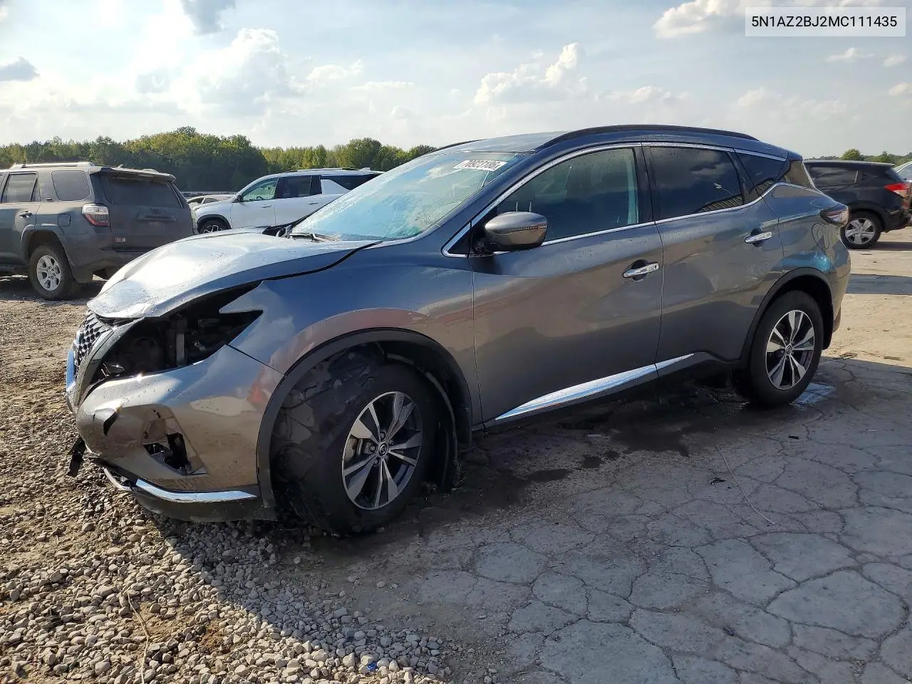 NISSAN MURANO 2021, VIN 5N1AZ2BJ2MC111435