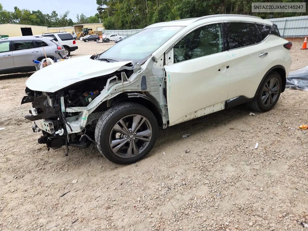 NISSAN MURANO 2021, VIN 5N1AZ2DJXMC145247