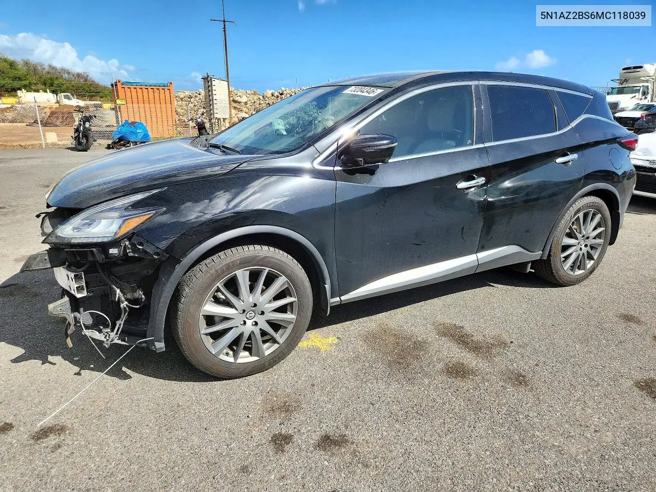 NISSAN MURANO 2021, VIN 5N1AZ2BS6MC118039