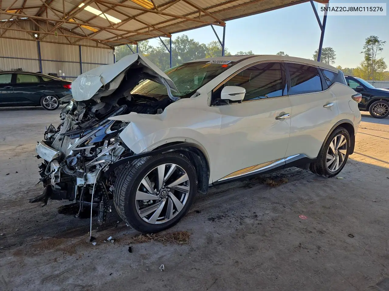 NISSAN MURANO 2021, VIN 5N1AZ2CJ8MC115276
