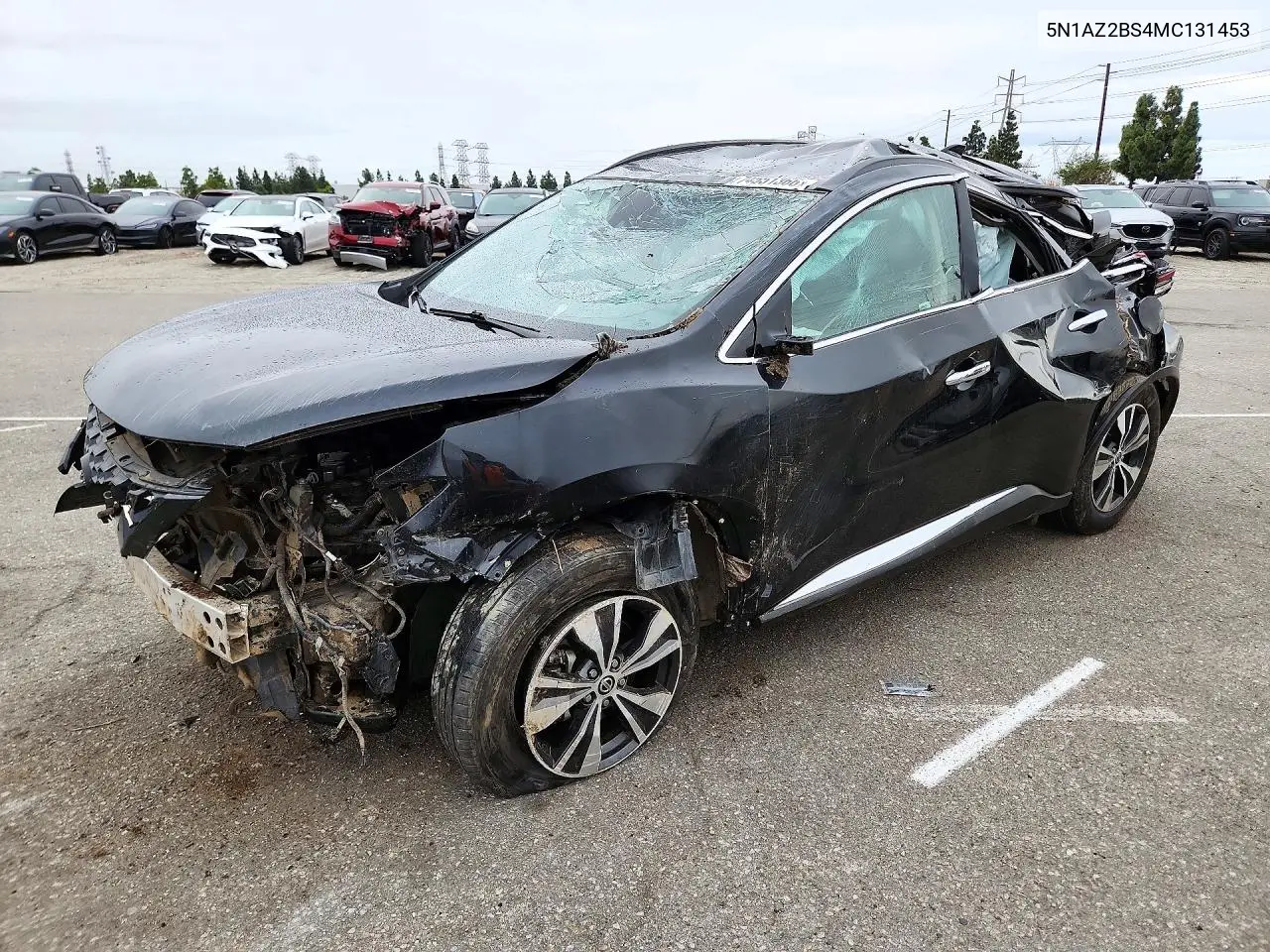 NISSAN MURANO 2021, VIN 5N1AZ2BS4MC131453