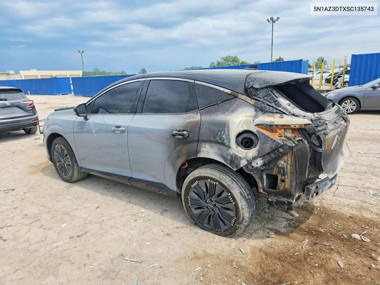 2025 NISSAN MURANO VIN 5N1AZ3DTXSC135743 — фото 2