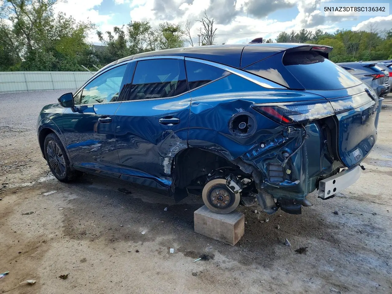 2025 NISSAN MURANO VIN 5N1AZ3DT8SC136342 — фото 2