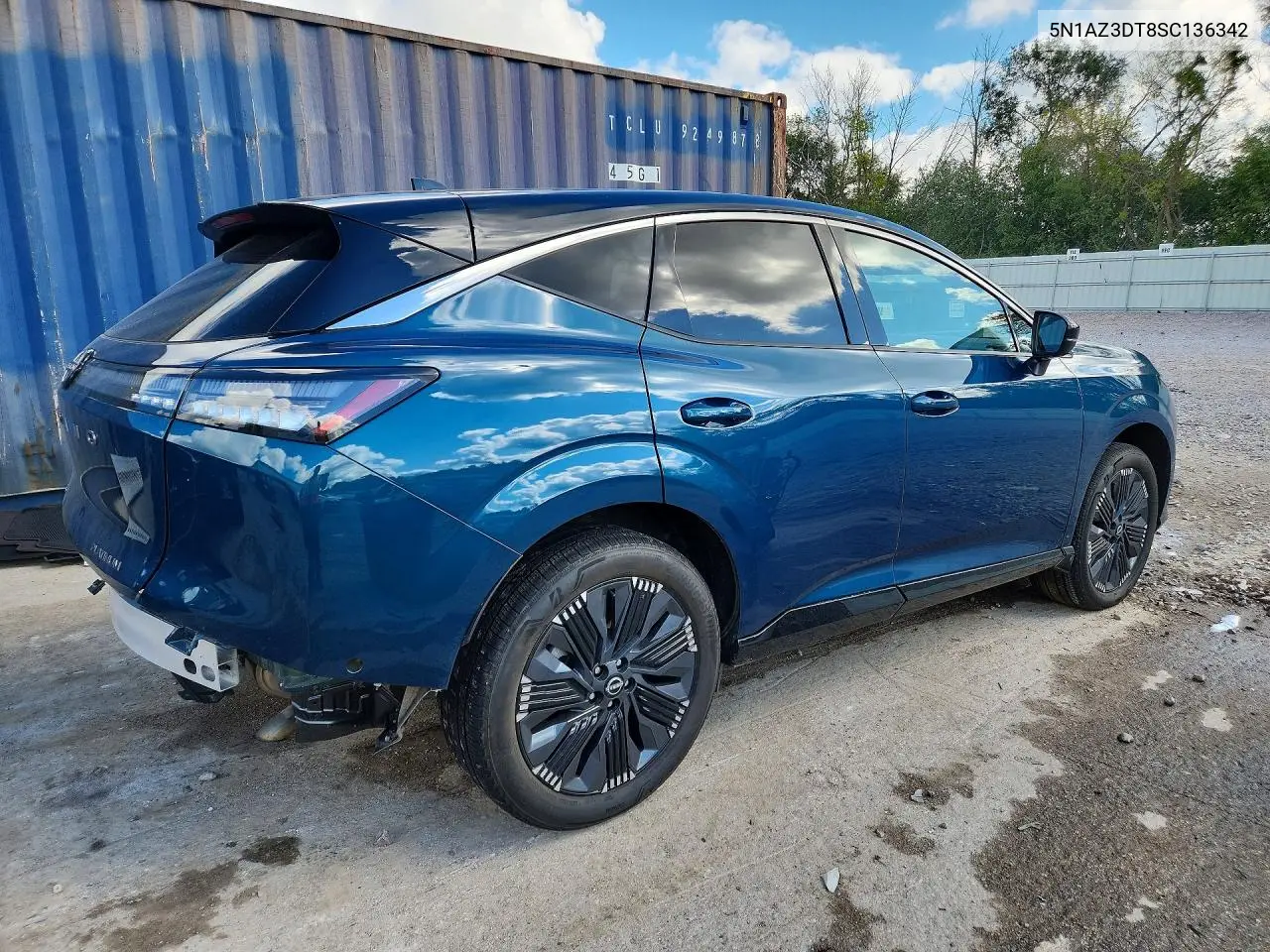 2025 NISSAN MURANO VIN 5N1AZ3DT8SC136342 — фото 3