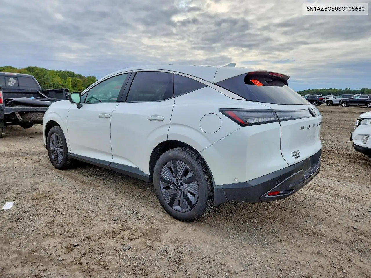 2025 NISSAN MURANO VIN 5N1AZ3CS0SC105630 — фото 2
