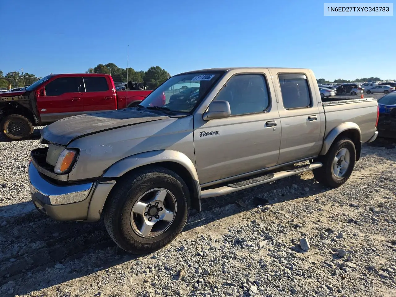 NISSAN NAVARA (FRONTIER) 2000, VIN 1N6ED27TXYC343783