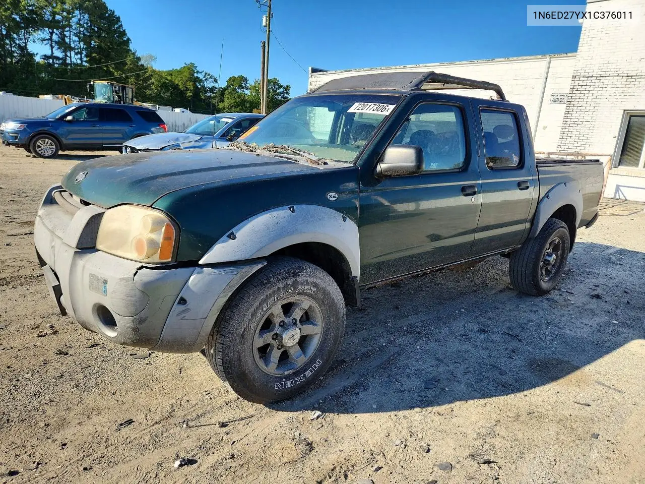 NISSAN NAVARA (FRONTIER) 2001, VIN 1N6ED27YX1C376011