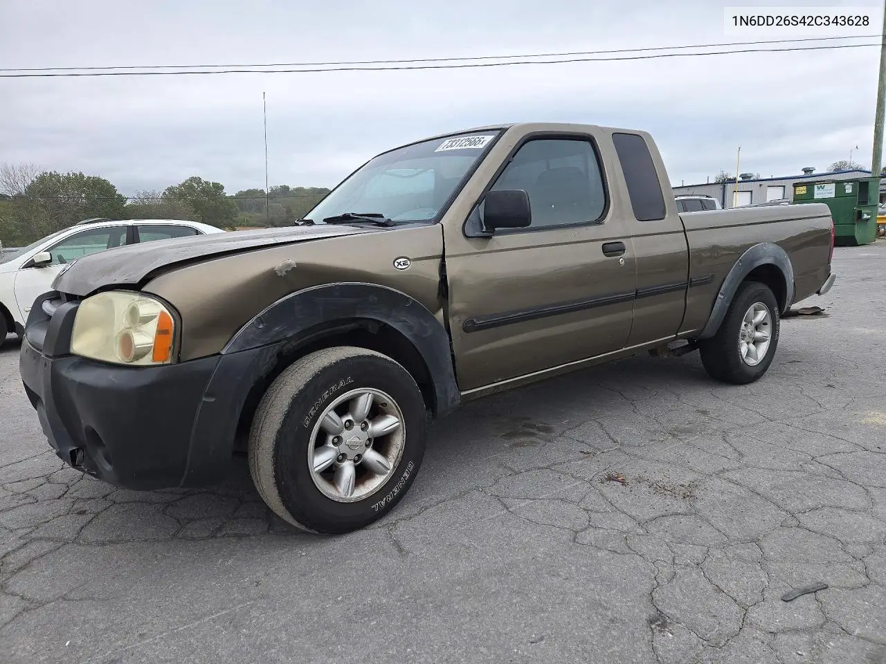 NISSAN NAVARA (FRONTIER) 2002, VIN 1N6DD26S42C343628