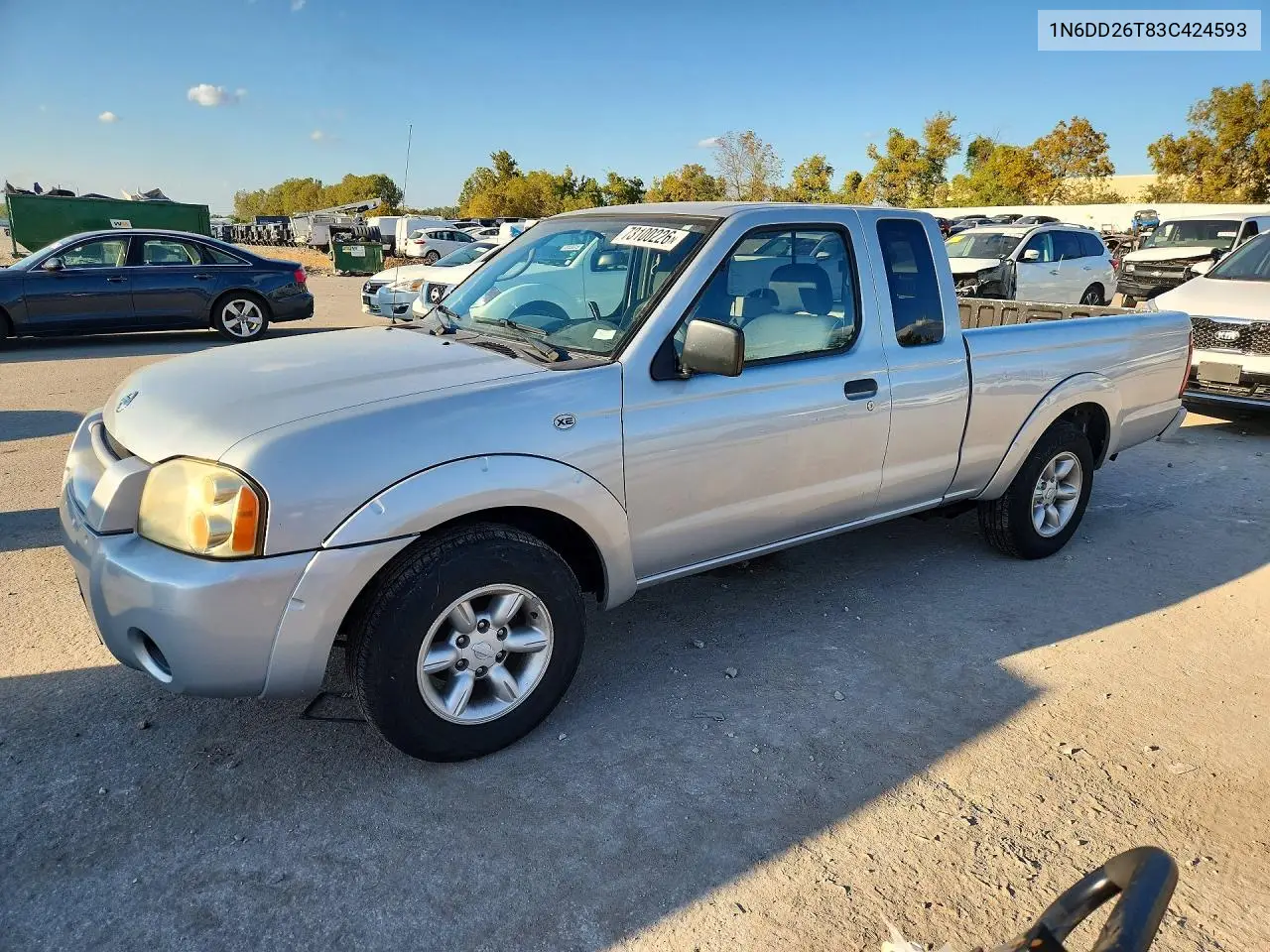 NISSAN NAVARA (FRONTIER) 2003, VIN 1N6DD26T83C424593