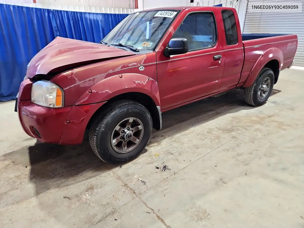 NISSAN NAVARA (FRONTIER) 2003, VIN 1N6ED26Y93C459059