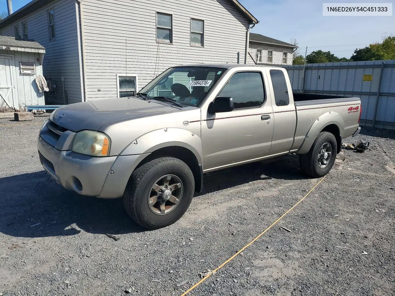 NISSAN NAVARA (FRONTIER) 2004, VIN 1N6ED26Y54C451333