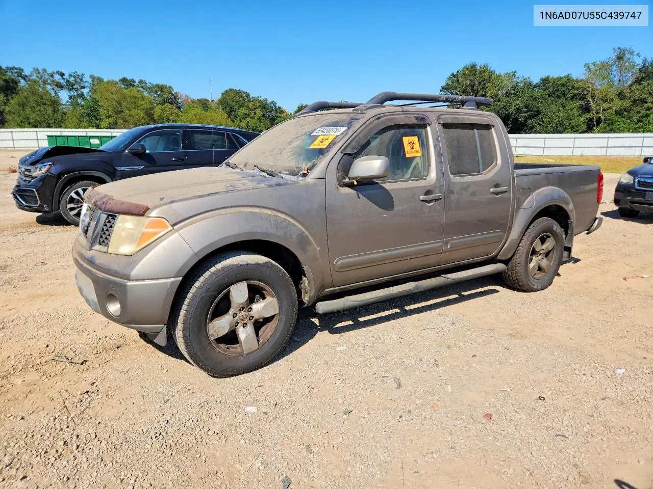NISSAN NAVARA (FRONTIER) 2005, VIN 1N6AD07U55C439747