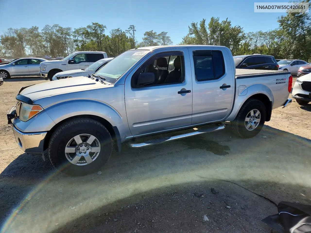 NISSAN NAVARA (FRONTIER) 2005, VIN 1N6AD07W55C420651