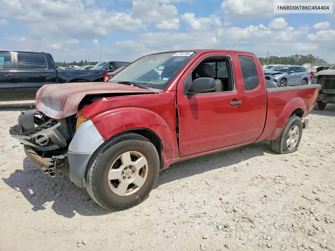 NISSAN NAVARA (FRONTIER) 2006, VIN 1N6BD06T86C454404