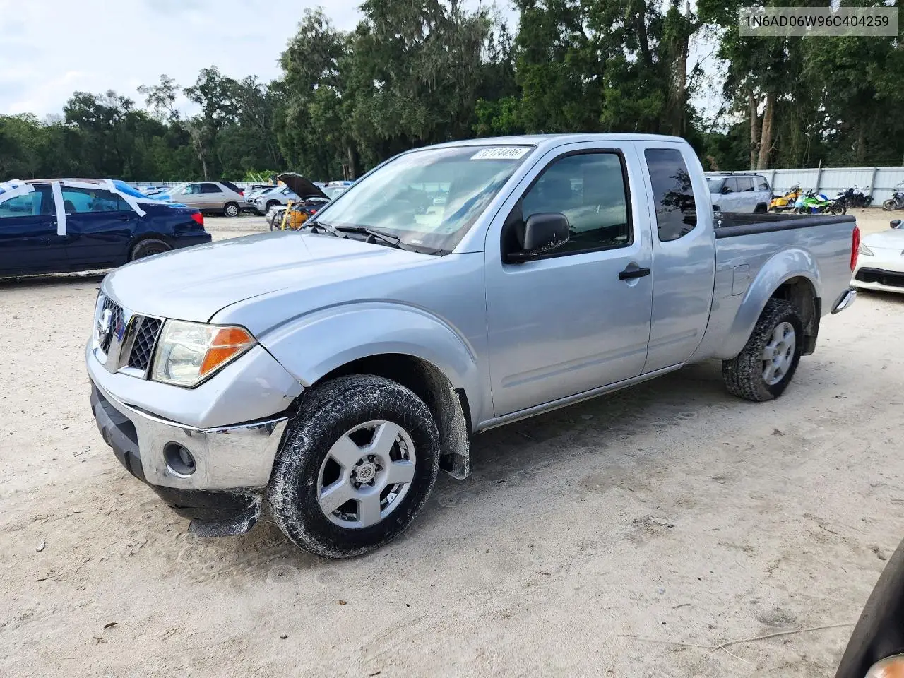 NISSAN NAVARA (FRONTIER) 2006, VIN 1N6AD06W96C404259