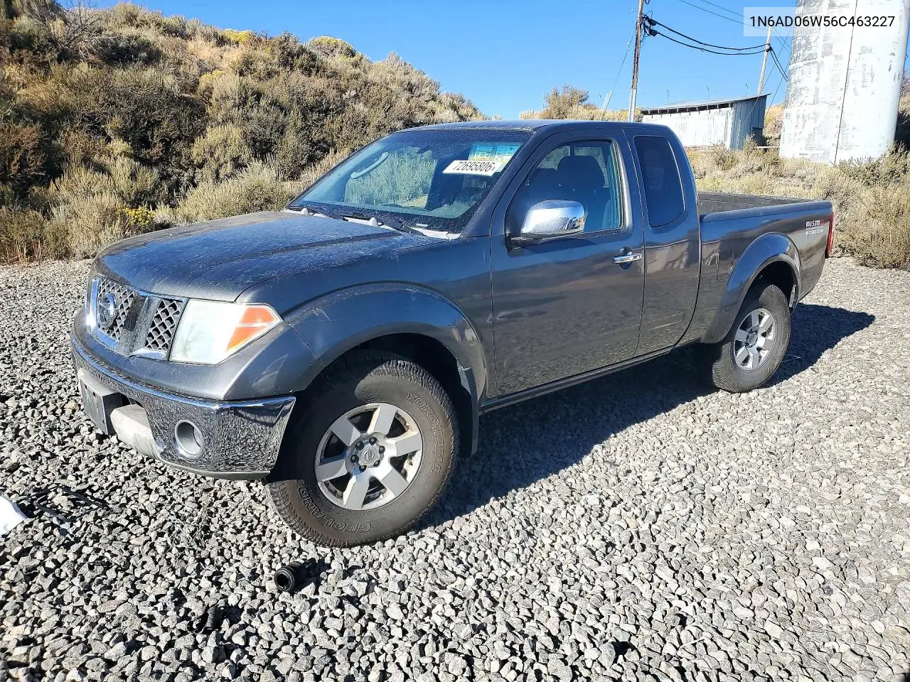 NISSAN NAVARA (FRONTIER) 2006, VIN 1N6AD06W56C463227