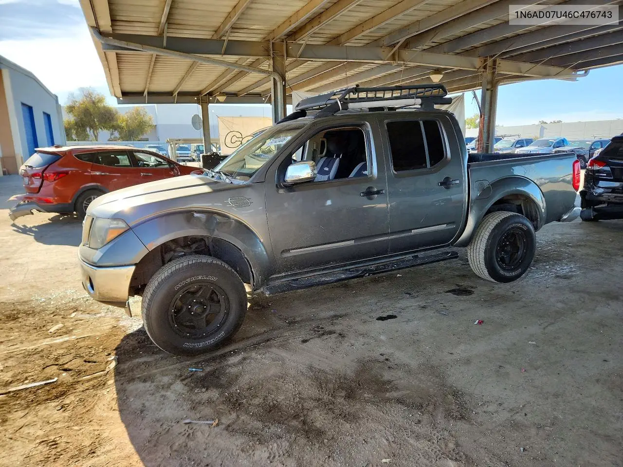 NISSAN NAVARA (FRONTIER) 2006, VIN 1N6AD07U46C476743