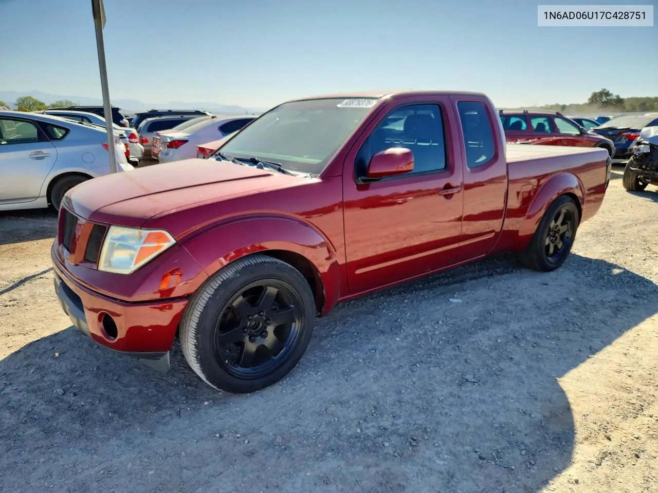 NISSAN NAVARA (FRONTIER) 2007, VIN 1N6AD06U17C428751