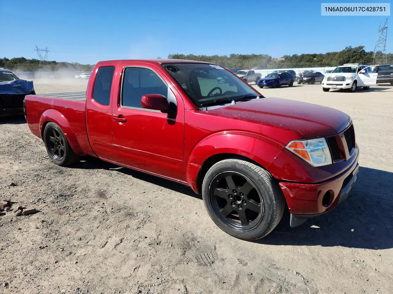 2007 NISSAN NAVARA (FRONTIER) VIN 1N6AD06U17C428751 — фото 4