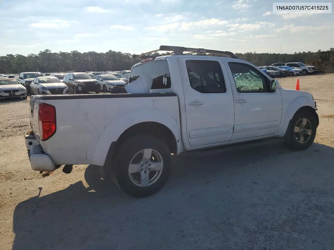 NISSAN NAVARA (FRONTIER) 2007, VIN 1N6AD07U57C415225