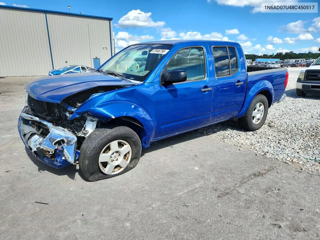 NISSAN NAVARA (FRONTIER) 2008, VIN 1N6AD07U48C450517