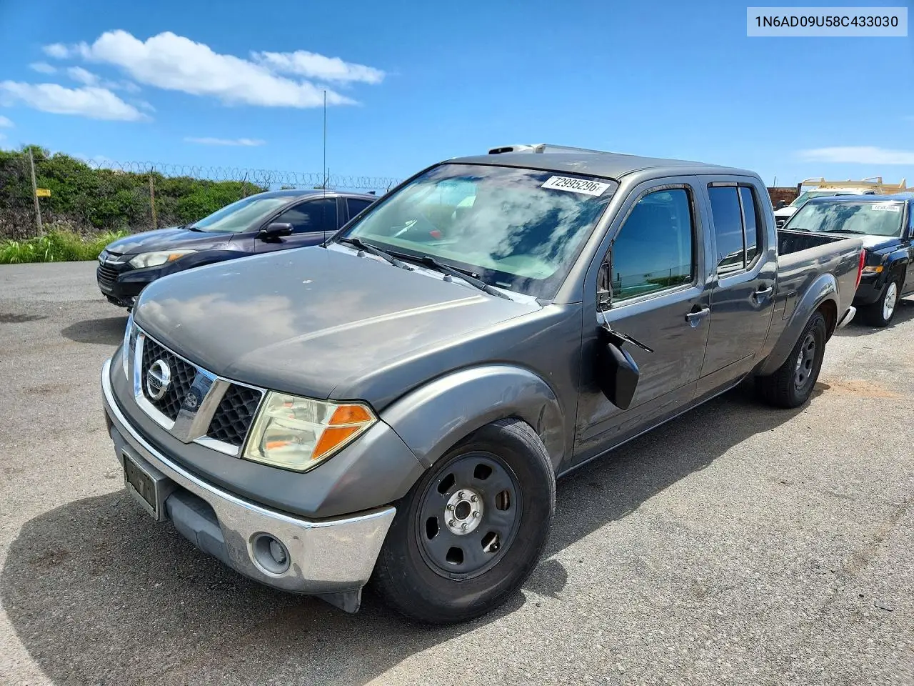 NISSAN NAVARA (FRONTIER) 2008, VIN 1N6AD09U58C433030