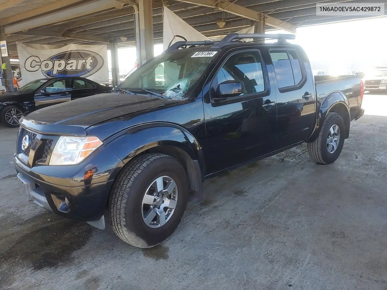 NISSAN NAVARA (FRONTIER) 2010, VIN 1N6AD0EV5AC429872