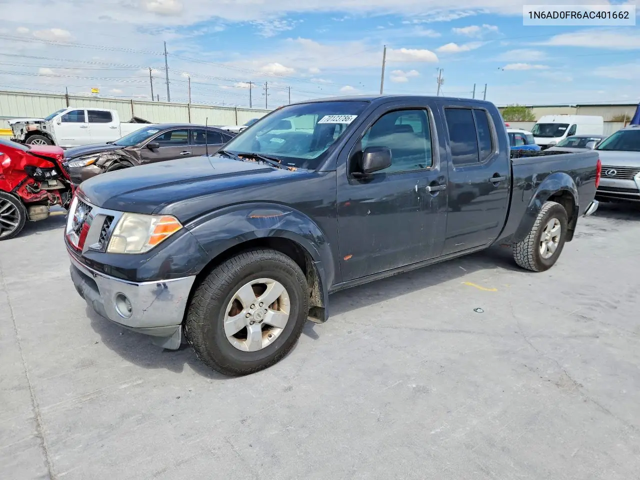 NISSAN NAVARA (FRONTIER) 2010, VIN 1N6AD0FR6AC401662