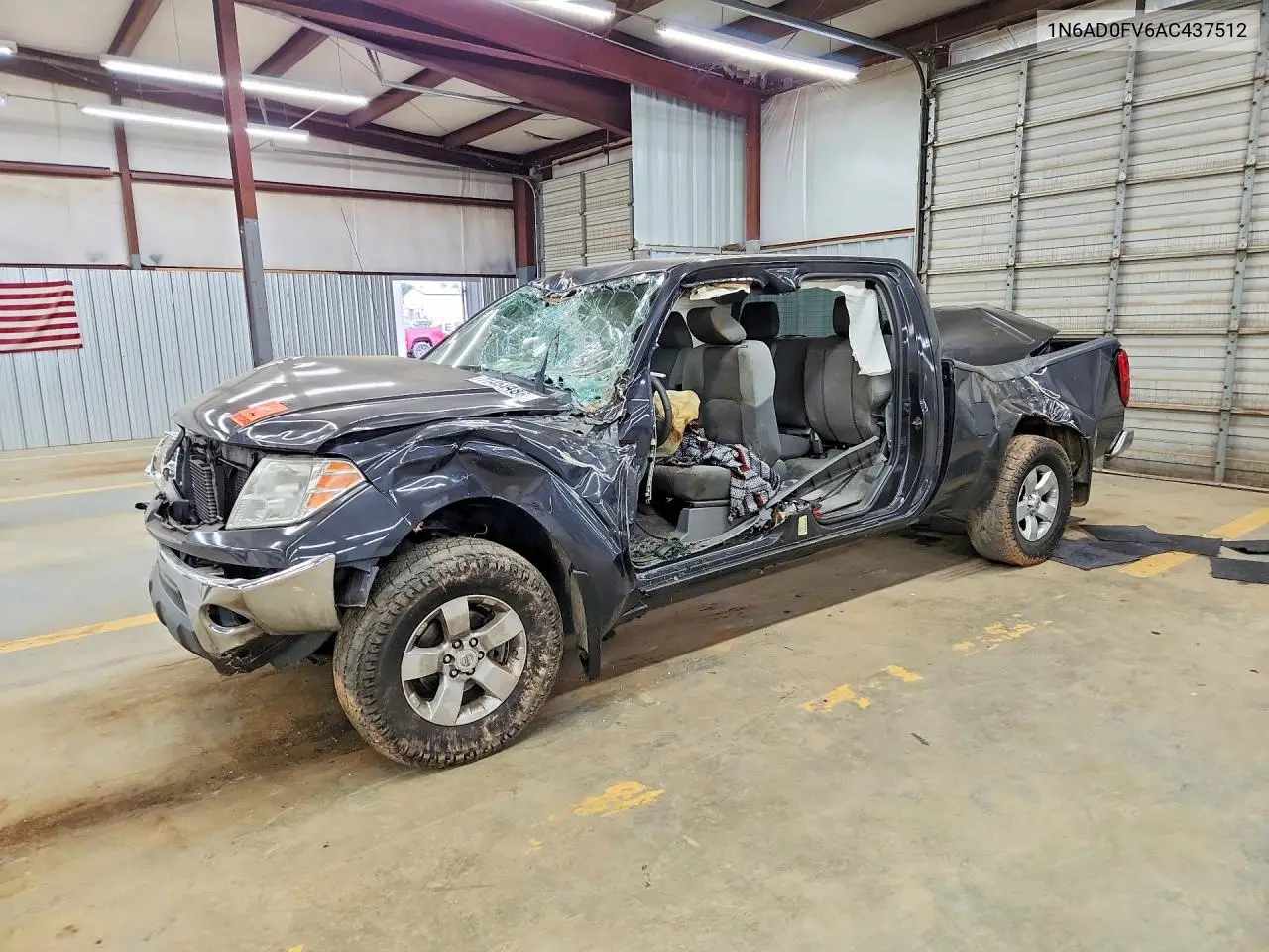 NISSAN NAVARA (FRONTIER) 2010, VIN 1N6AD0FV6AC437512