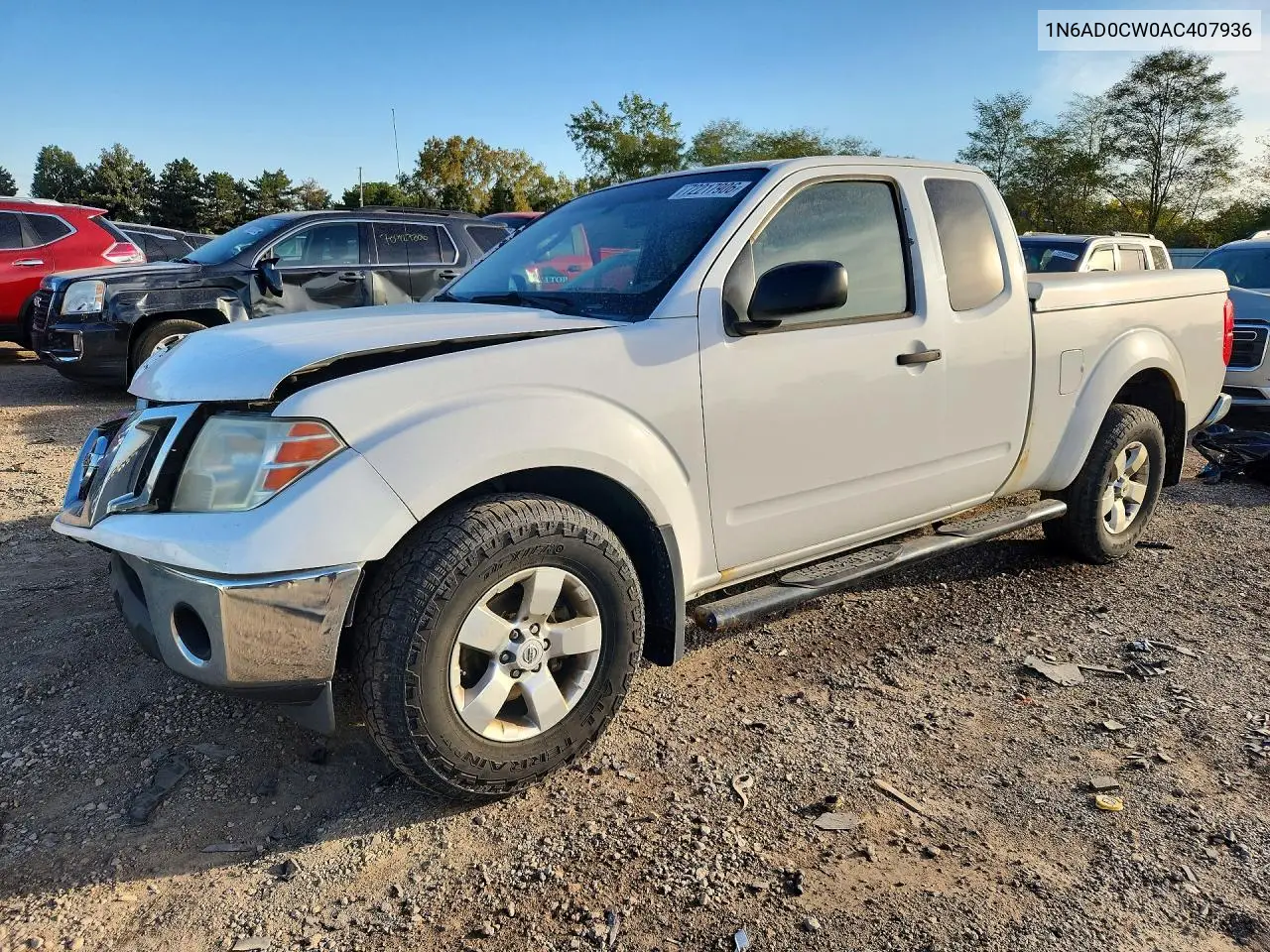 NISSAN NAVARA (FRONTIER) 2010, VIN 1N6AD0CW0AC407936